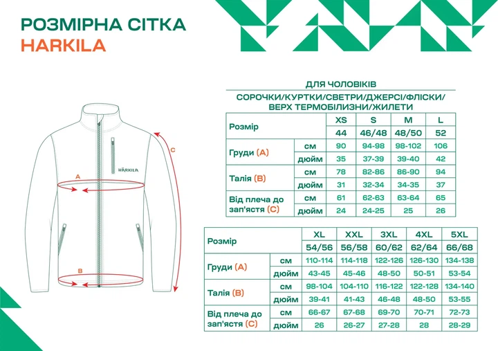Рубашкa Harkila Scandinavian L/S 3XL Mandarin Check - изображение 11