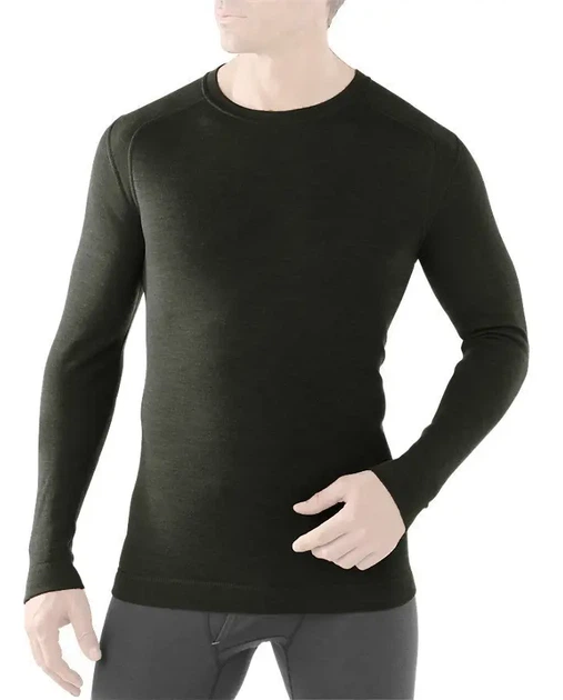 Термокофта Smartwool NTS Mid 250 Crew L Olive - Фото 1 Термокофта Smartwool NTS Mid 250 Crew L Olive - изображение 1
