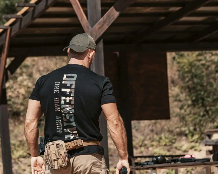 Футболка Dobermans Aggressive One Man Army TS307ABK M - изображение 4