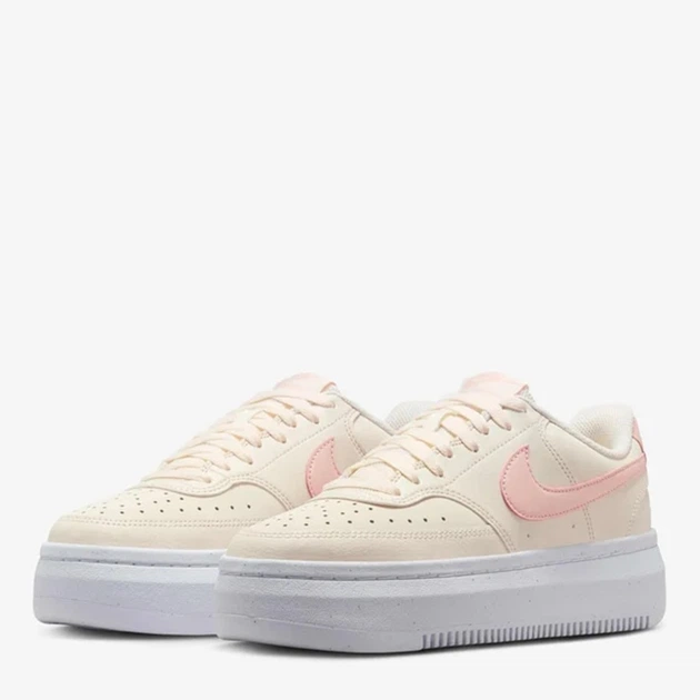 Жіночі кеди низькі Nike Court Vision Alta DZ5394-108 40.5 (9US) 26 см Pale Ivory/Washed Coral-White (198482135614) - Фото 4 Жіночі кеди низькі Nike Court Vision Alta DZ5394-108 40.5 (9US) 26 см Pale Ivory/Washed Coral-White (198482135614) - зображення 4