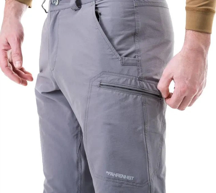 Брюки Fahrenheit Solar Guard Hiking UPF 50+ 32/32 Grey - Фото 4 Брюки Fahrenheit Solar Guard Hiking UPF 50+ 32/32 Grey - изображение 4
