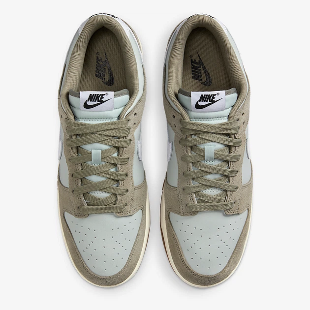 Мужские кеды кожаные низкие Nike Dunk Low Retro Se IB6399-002 42 (8.5US) 26.5 см Light Silver/White-Light Army-Sail (198481713868) - изображение 5