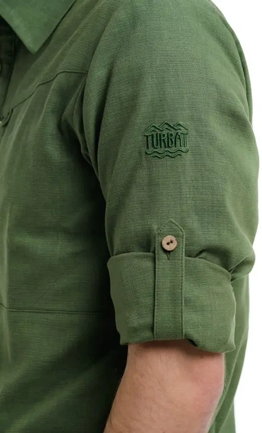 Сорочка Turbat Amazonka Hemp Mns XXXL Bronze Green - Фото 4 Сорочка Turbat Amazonka Hemp Mns XXXL Bronze Green - зображення 4