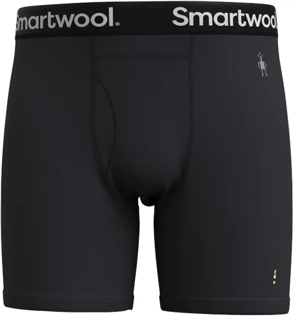 Трусы Smartwool Men’s Merino Boxer Brief Boxed M Black - Фото 1 Трусы Smartwool Men’s Merino Boxer Brief Boxed M Black - изображение 1