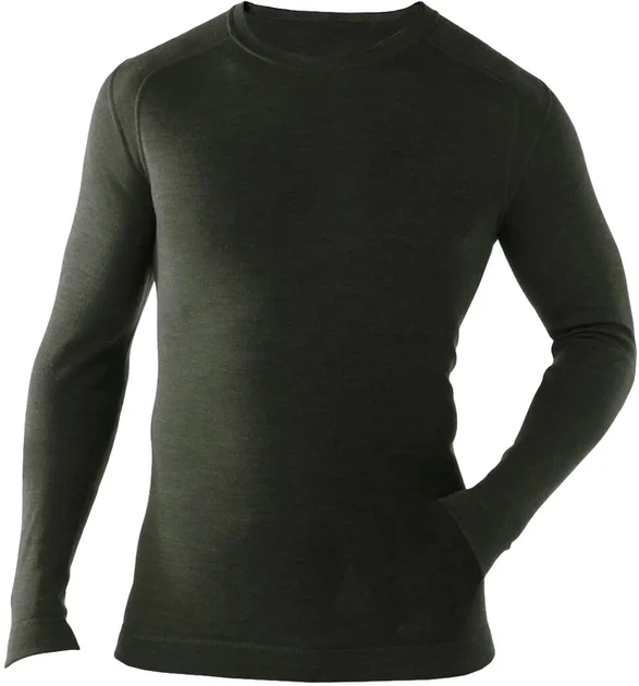 Термокофта Smartwool NTS Mid 250 Crew XXL Olive heather - Фото 1 Термокофта Smartwool NTS Mid 250 Crew XXL Olive heather - изображение 1