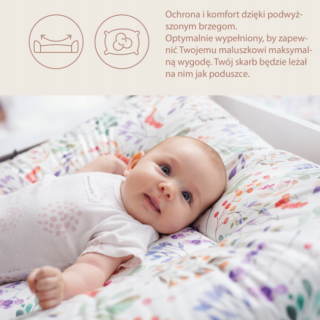 Materac do przewijania na komodę Ceba Baby 70 x 50 cm miękki Rowanberry (W-143-000-639) - obraz 3