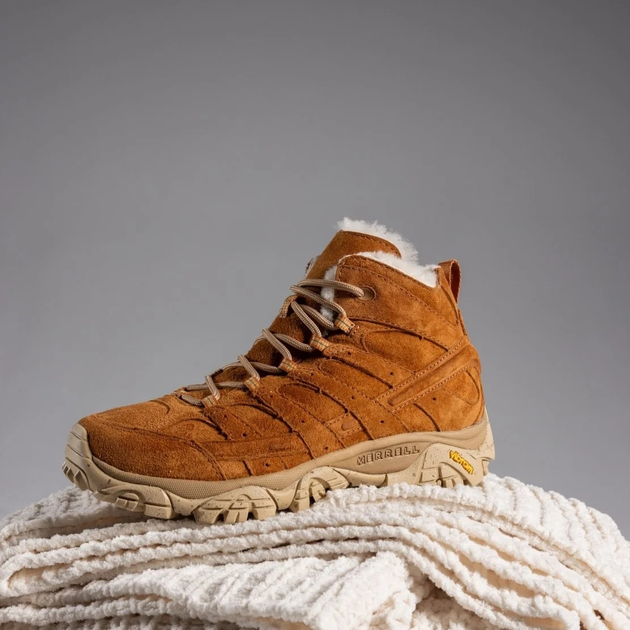 Жіночі зимові черевики високі Merrell Moab 2 Decon Mid Cozy Luxe SE J008810 37.5 (4.5UK) 24 см Коричневі (195021244240) - зображення 8