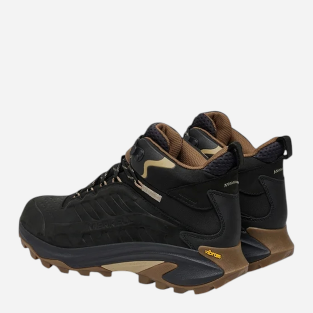 Buty trekkingowe męskie Merrell Moab Speed 2 Ltr Mid WP J037777 46.5 (11.5UK) 30 cm Czarne (195020346907) - obraz 3