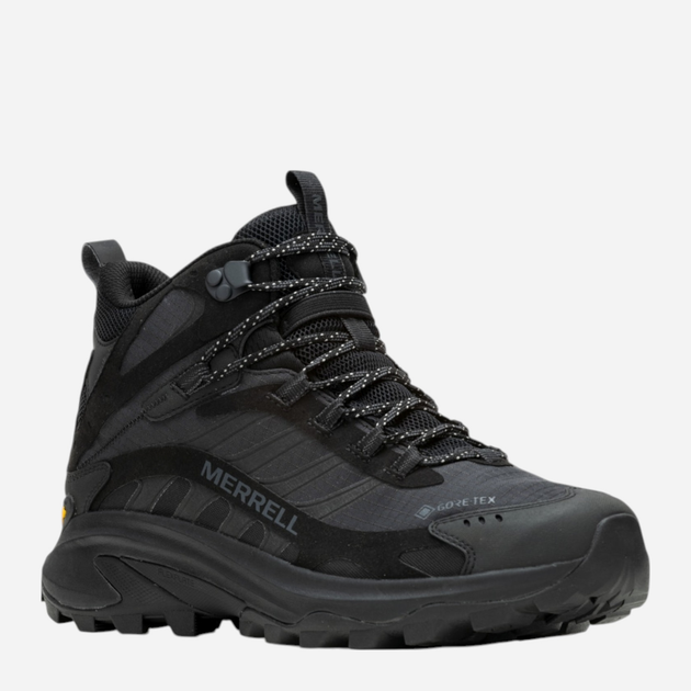 Buty trekkingowe męskie Gore-tex Merrell Moab Speed 2 Mid GTX J037501 42 (8UK) 26.5 cm Czarne (195019752801) - obraz 2