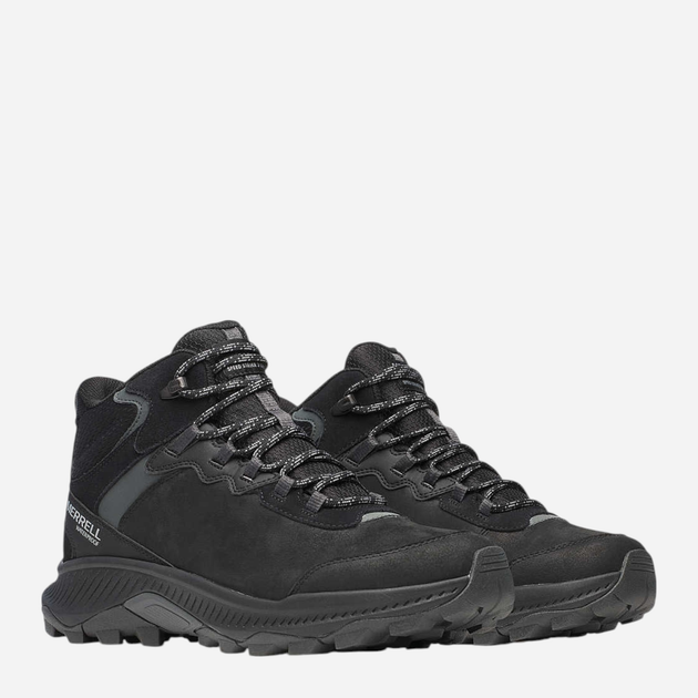 Чоловічі черевики для трекінгу з мембраною Merrell Speed Strike 2 Ltr Mid WP J038071 42 (8UK) 26.5 см Чорні (195020854792) - зображення 2