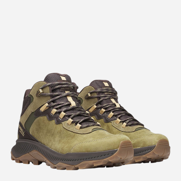 Buty trekkingowe męskie z membraną Merrell Speed Strike 2 Ltr Mid WP J038077 41 (7UK) 25.5 cm Khaki (195020855225) - obraz 2