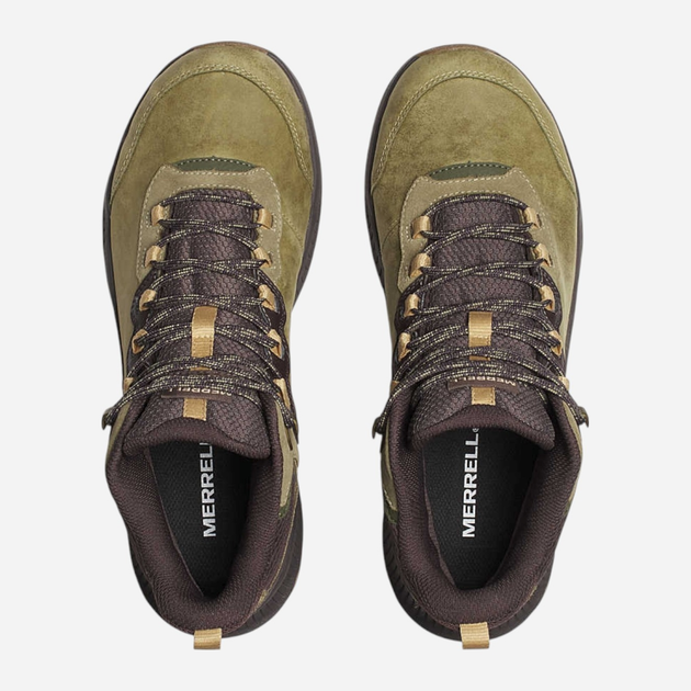 Buty trekkingowe męskie z membraną Merrell Speed Strike 2 Ltr Mid WP J038077 41 (7UK) 25.5 cm Khaki (195020855225) - obraz 4