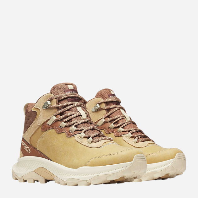 Buty trekkingowe damskie z membraną Merrell Speed Strike 2 Ltr Mid WP J038524 38.5 (5.5UK) 25 cm Beżowe (195020865378) - obraz 2