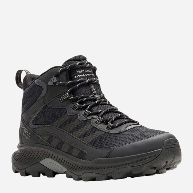 Чоловічі кросівки для трекінгу Gore-tex Merrell Speed Strike 2 Mid GTX J037817 47 (12UK) 30.5 см Чорні (195020349014) - зображення 2