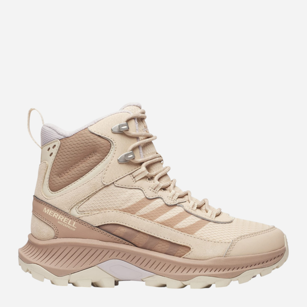 Buty trekkingowe damskie z membraną Merrell Speed Strike 2 Thermo Mid WP J038766 39 (6UK) 25.5 cm Beżowe (195021267058) - obraz 1