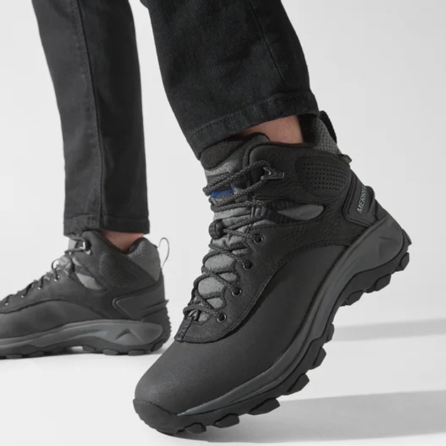 Чоловічі черевики для трекінгу з мембраною Merrell Thermo Kiruna 2 Mid WP J037239 43 (8.5UK) 27 см Чорні (195019469525) - зображення 2