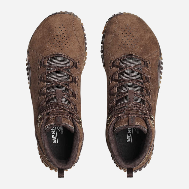 Trzewiki męskie zamszowe Merrell Wrapt Mid WP J007107 47 (12UK) 30.5 cm Brązowe (195020834299) - obraz 3