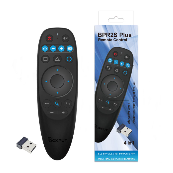 Air Mouse BPR2S Plus, пульт с гироскопом, микрофоном и 4 обучающими клавишами - изображение 6