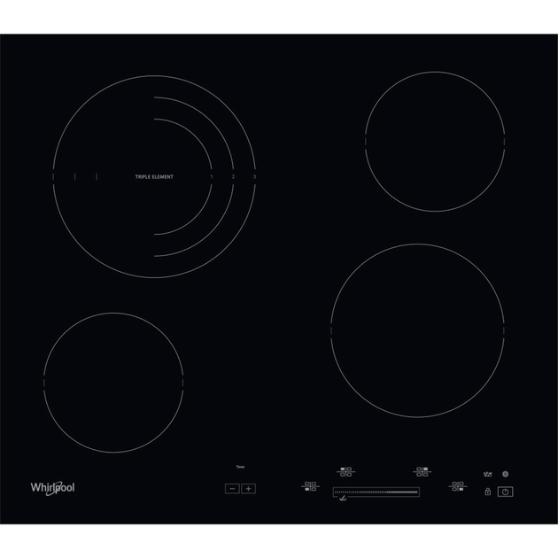 Электрическая варочная поверхность Whirlpool AKT8900BA - Фото 1 Электрическая варочная поверхность Whirlpool AKT8900BA - изображение 1