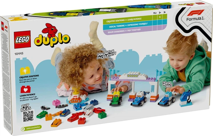 Конструктор Lego Duplo Гоночные машины и пилоты команды F1 10445 - изображение 2