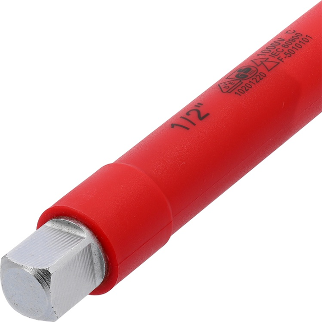 Izolowana rękojeść typu T YATO z zabierakiem 1/2 200 mm VDE (YT-21096) - obraz 3
