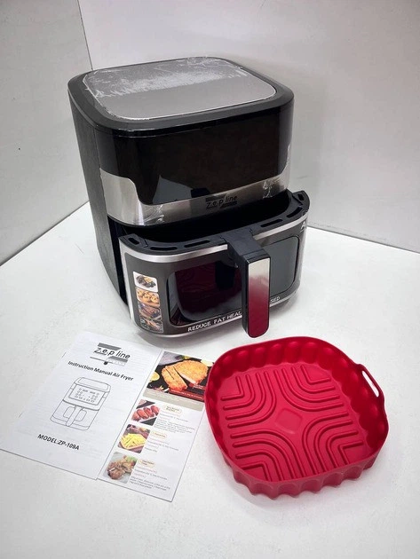 Аэрогриль на 2 ТЭНа с функцией запекания Zepline 4200W Сенсорная