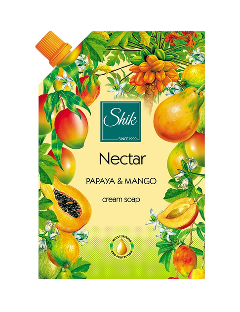 Упаковка жидкое крем-мыло Shik Nectar Папайя и манго 460 мл х 8 шт. - Фото 2 Упаковка жидкое крем-мыло Shik Nectar Папайя и манго 460 мл х 8 шт. - изображение 2