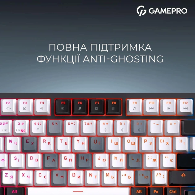 Клавиатура GamePro Asgard Valhalla 75% Exploded QLAB Orange