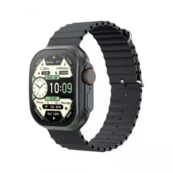 Смарт-часы XO M11Ultra Curved Screen 9th Generation Wireless Charging Smart Talking Watch Черный - изображение 2