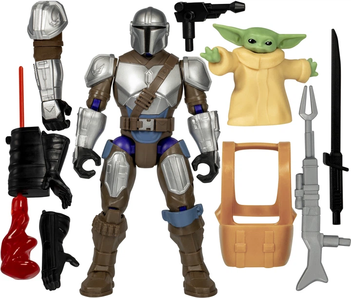 Іграшка-фігурка Hasbro MixMashers Star Wars Мандалорець та Ґроґу (Mando And Grogu) 12 см (F9481_G0300) - зображення 2