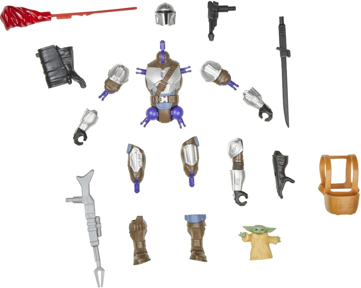 Іграшка-фігурка Hasbro MixMashers Star Wars Мандалорець та Ґроґу (Mando And Grogu) 12 см (F9481_G0300) - зображення 3