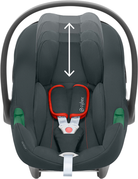 Fotelik samochodowy Cybex Aton B2 i-Size Steel Grey Silver (4063846200894) - obraz 4