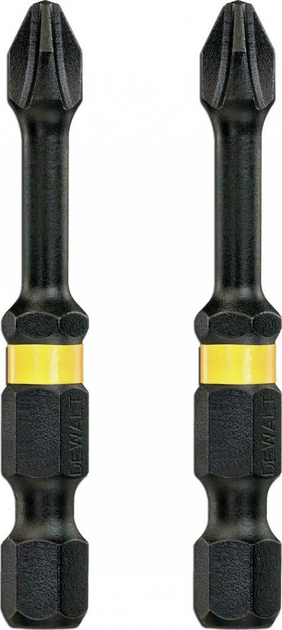 Zestaw bitow DeWalt Extreme Impact Torsion 2 x PH2 50 mm DT70532T-QZ 2 szt (5035048088463) - obraz 2