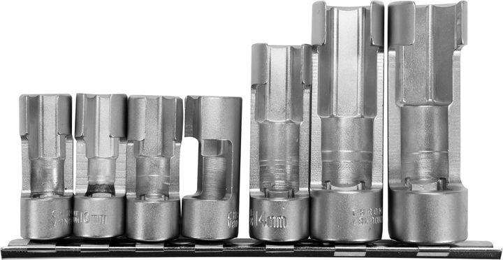 Набір відкритих головок Yato 3/8" і 1/2" YT-17508 7 шт (5906083047343) - зображення 1
