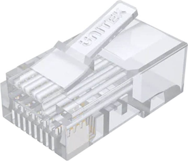 Wtyk modularny Unitek Pass-Through RJ45 Cat 6 100 szt (OT1091ATP01) - obraz 1