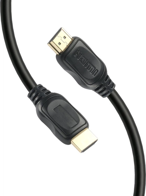Кабель ColorWay HDMI-HDMI V2.0 4K/60 Гц 5 м Black (CW-CBHD080-BK) - Фото 4 Кабель ColorWay HDMI-HDMI V2.0 4K/60 Гц 5 м Black (CW-CBHD080-BK) - зображення 4