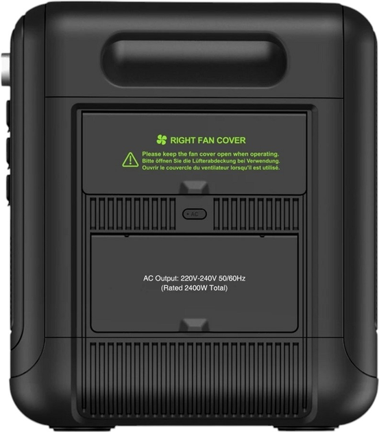 Stacja ładowania Fossibot F2400 / 2400W / 2048 Wh / LiFePO4 Black (6976133247671) - obraz 6