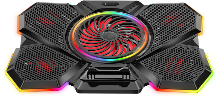 Podstawka pod laptopa Rampage S47 CoolFlow Black (8680096134029) - obraz 3