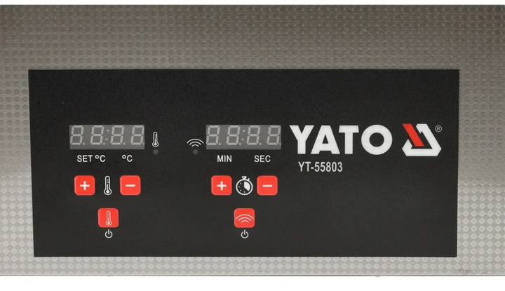 Мийка для майстерні ультразвукова YATO 600 Вт 30 л (YT-55803) - зображення 7