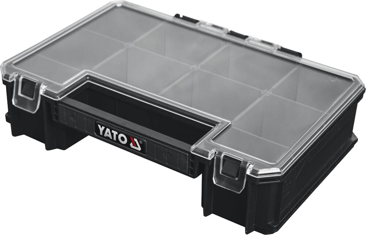 Органайзер YATO з 6 перегородками 257 x 180 x 66 мм 3N S12 (YT-09177) - зображення 1