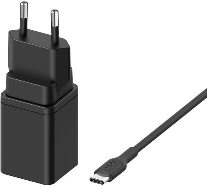 Індукційний зарядний пристрій Belkin BoostCharge Pro Travel Pad 3in1 Qi2 15W Black (WIZ024VFBK) - зображення 5