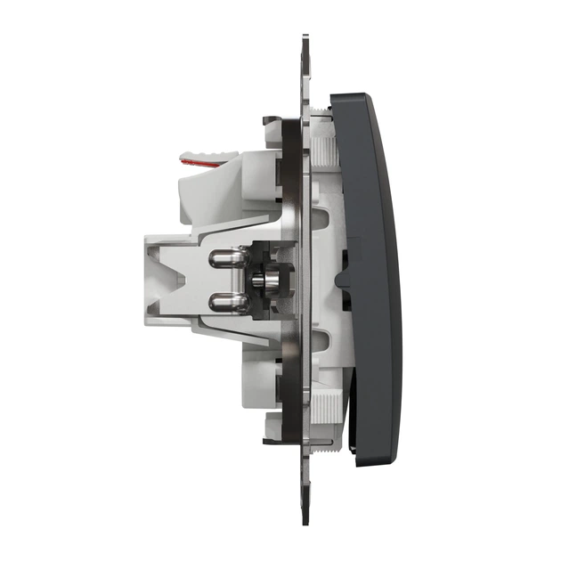 Выключатель двухклавишный Schneider Electric Sedna Design чёрный SDD114105 - изображение 5