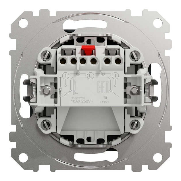 Выключатель двухклавишный Schneider Electric Sedna Design чёрный SDD114105 - изображение 7