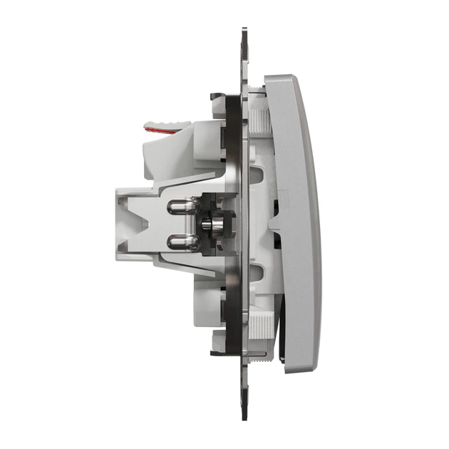 Выключатель двухклавишный Schneider Electric Sedna Design алюминий SDD113105 - изображение 4