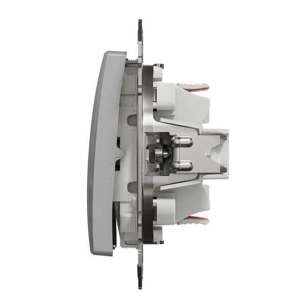 Переключатель двухклавишный Schneider Electric Sedna Design алюминий SDD113108 - изображение 6