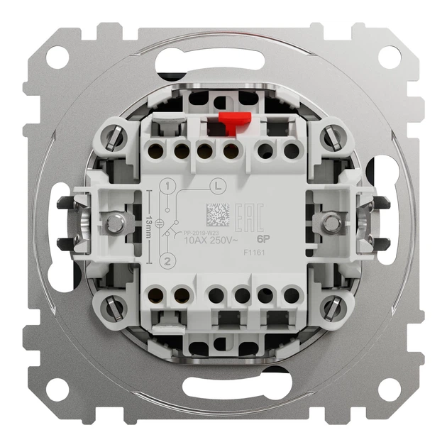 Кнопочный переключатель одноклавишный Schneider Electric Sedna Design чёрный SDD114116 - Фото 7 Кнопочный переключатель одноклавишный Schneider Electric Sedna Design чёрный SDD114116 - изображение 7