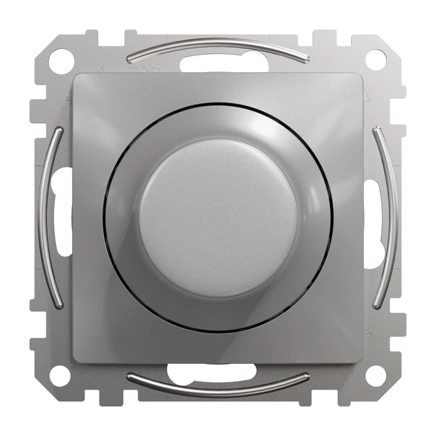 Светорегулятор поворотный Schneider Electric Sedna Design 200 Вт алюминий SDD113502 - Фото 3 Светорегулятор поворотный Schneider Electric Sedna Design 200 Вт алюминий SDD113502 - изображение 3