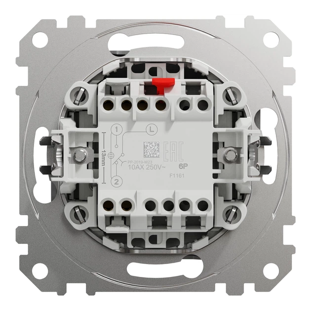 Кнопочный выключатель одноклавишный Schneider Electric Sedna Design алюминий SDD113116 - Фото 7 Кнопочный выключатель одноклавишный Schneider Electric Sedna Design алюминий SDD113116 - изображение 7