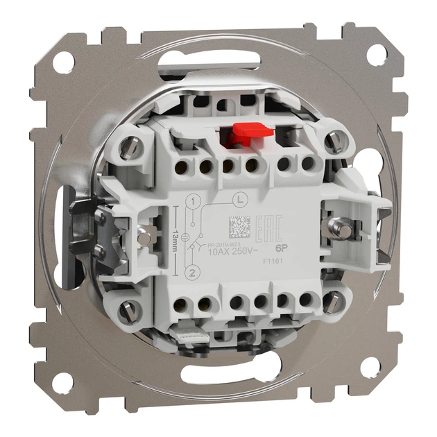 Кнопочный выключатель одноклавишный Schneider Electric Sedna Design алюминий SDD113116 - Фото 8 Кнопочный выключатель одноклавишный Schneider Electric Sedna Design алюминий SDD113116 - изображение 8