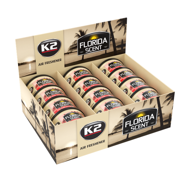 Ароматизатор для салону авто K2 Florida Scent полуниця 42 г (V87TRU) - зображення 6
